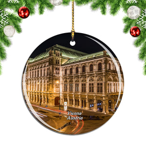 Austria Vienna State Opera Vienna Christmas Ornament