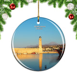 Greece Old Town Rethymnon Crete Christmas Ornament