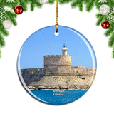 Greece Old Town Rhodes Christmas Ornament