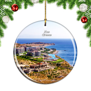 Greece Paradise Beach Kardamena Beach Kos Christmas Ornament