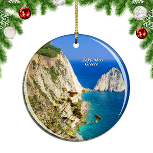 Greece Zakynthos Crete Christmas Ornament