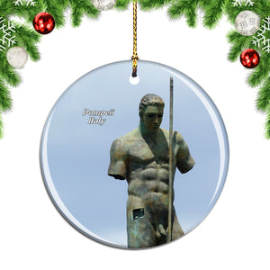 Italy Archaeological Area Pompeii Christmas Ornament