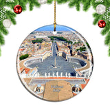 Italy Rome Vatican San Pietro Christmas Ornament