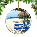 Baby Beach San Nicolas Aruba Christmas Ornament