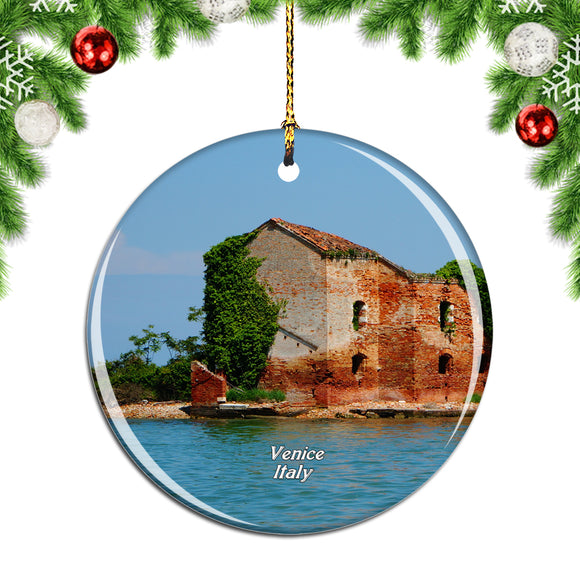 Lagoon Venice Italy Christmas Ornament