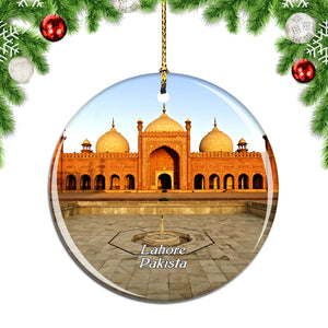 Badshahi Mosque Lahore Pakistan Christmas Ornament