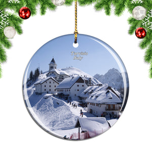 Luschari Tarvisio Italy Christmas Ornament