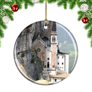 Madonna Della Corona Veneto Italy Christmas Ornament