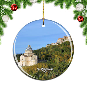 Montepulciano San Biagio Italy Christmas Ornament