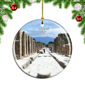 Pompeii Naples Italy Christmas Ornament