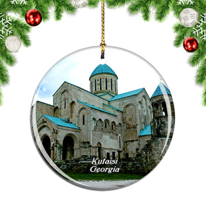 Bagrati Cathedral Kutaisi Georgia Christmas Ornament