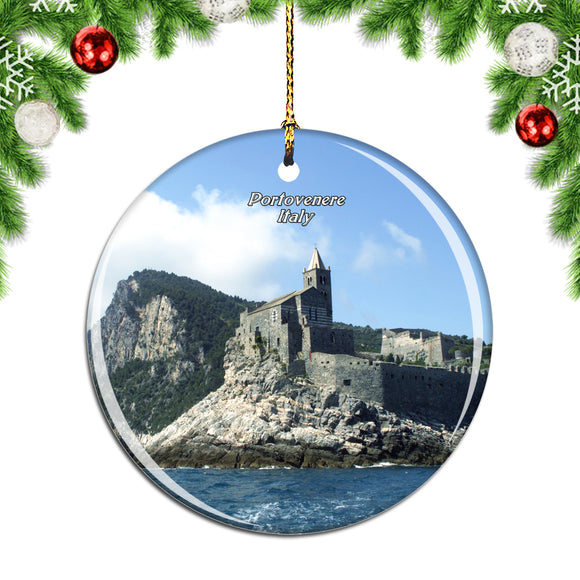 Portovenere Liguria Italy Christmas Ornament