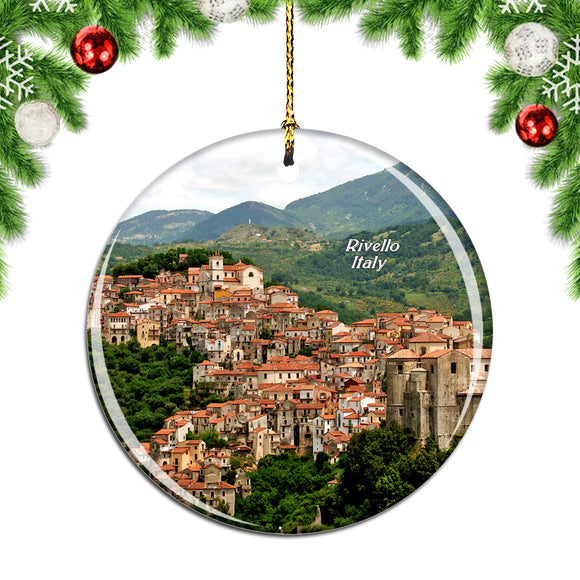 Rivello Borgo Italy Christmas Ornament