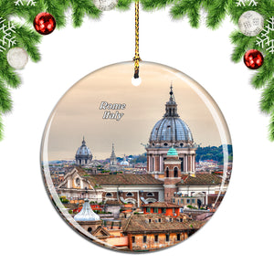 Rome Italy Christmas Ornament