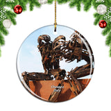 Rusty Robot Osnago Italy Christmas Ornament