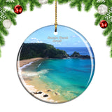 Sancho Beach Brazil Christmas Ornament