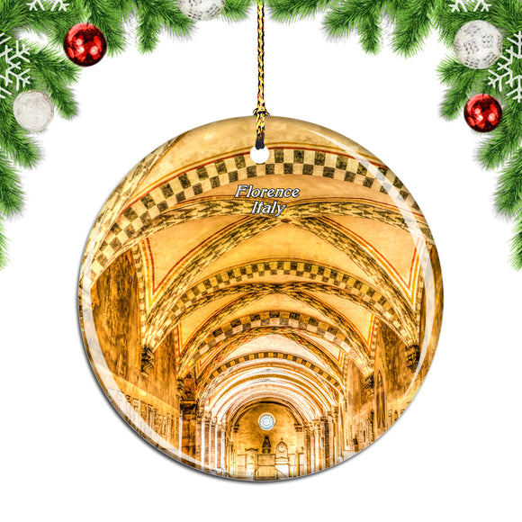 Santa Maria Novella Florence Italy Christmas Ornament