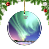 USA America Aurora Alaska Christmas Ornament