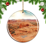 USA America Red Rock Canyon Las Vegas Christmas Ornament