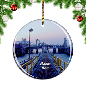 Basra Iraq Christmas Ornament