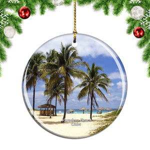 Varadero Beach Cuba Christmas Ornament