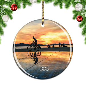 Zadar Croatia Christmas Ornament