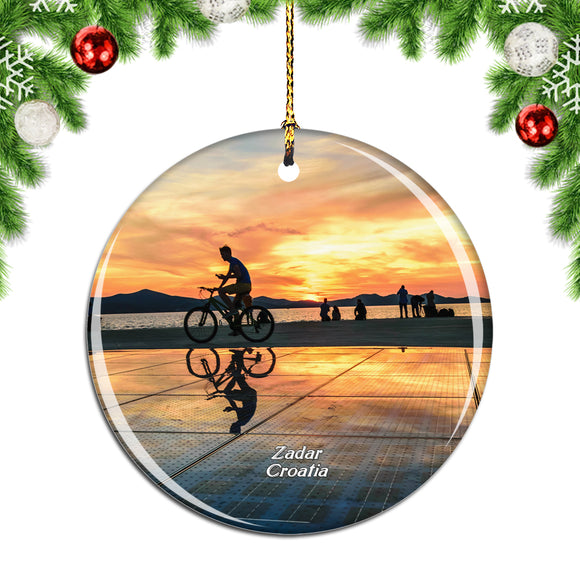 Zadar Croatia Christmas Ornament