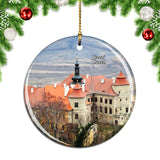 Czech Castle Jezeri Christmas Ornament