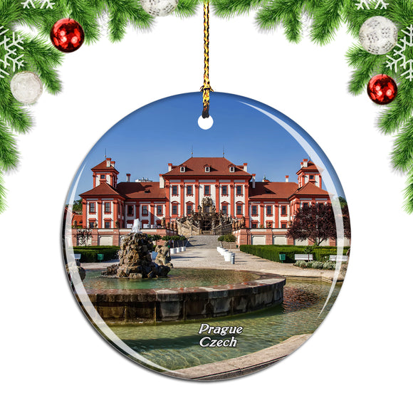 Czech Tri Prague Park Christmas Ornament