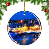 France Auray Christmas Ornament