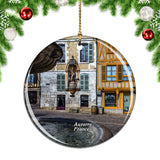 France Auxerre Urban Christmas Ornament