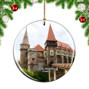 France Castle Hunedoara Christmas Ornament