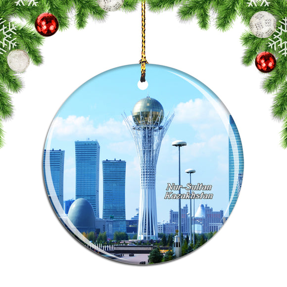 Bayterek Tower Nur-Sultan Kazakhstan Christmas Ornament