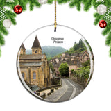 France Conques Christmas Ornament