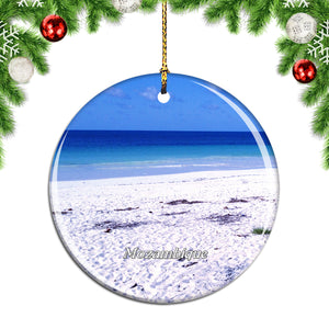 Beach Mozambique Christmas Ornament