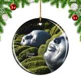 France Garden Etretat Christmas Ornament