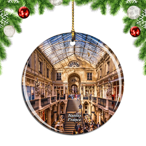 France Nantes Department Stores Christmas Ornament