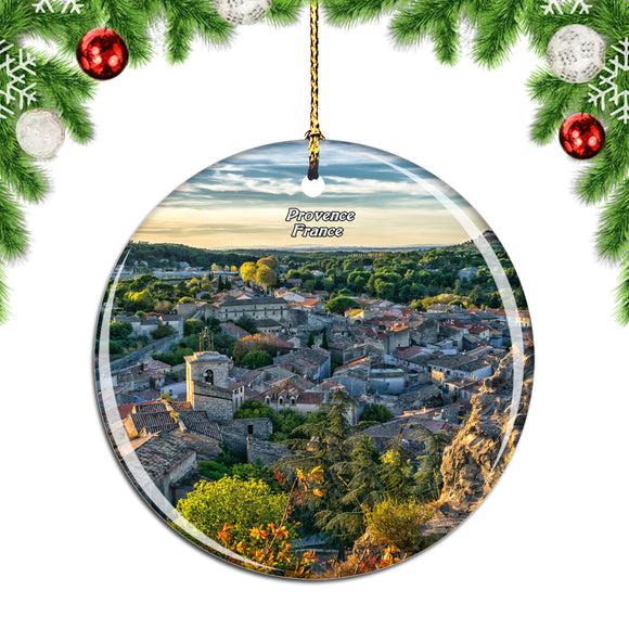 France Provence Christmas Ornament