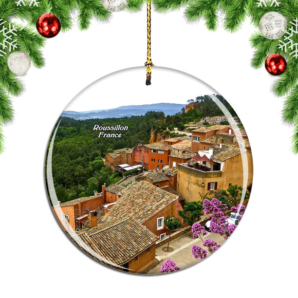 France Roussillon Christmas Ornament