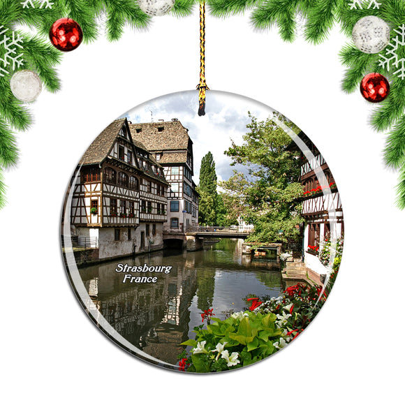 France Strasbourg Christmas Ornament