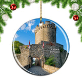 Germany Alsbach Castle Christmas Ornament