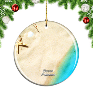 Starfish Beach Bocas Panama Christmas Ornament