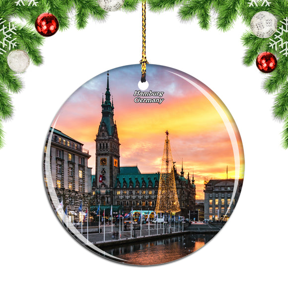 Germany Hamburg Christmas Ornament Market Christmas Ornament