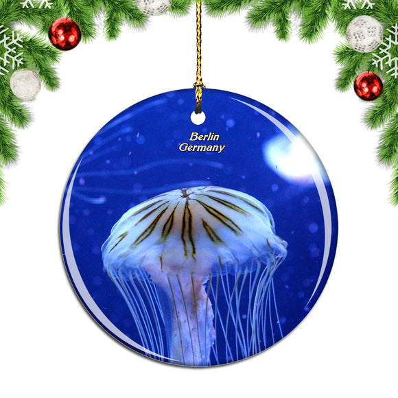 Germany Jellyfish Berlin Zoo Christmas Ornament