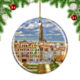 Belgium Brussels Christmas Ornament