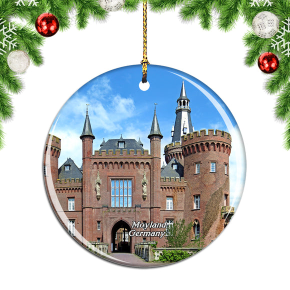 Germany Moyland Castle Christmas Ornament