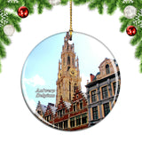 Belgium Cathedral of Our Lady Antwerp Christmas Ornament