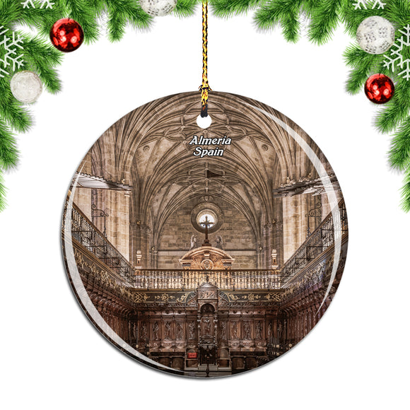 Spain Cathedral Almeria Christmas Ornament