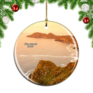 Spain Cies Islands Christmas Ornament