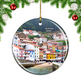 Spain Cudillero Asturias Spain Christmas Ornament